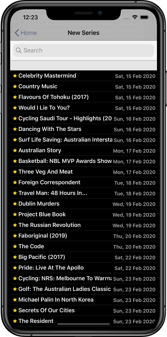 See all upcoming New Series in the IceTV app